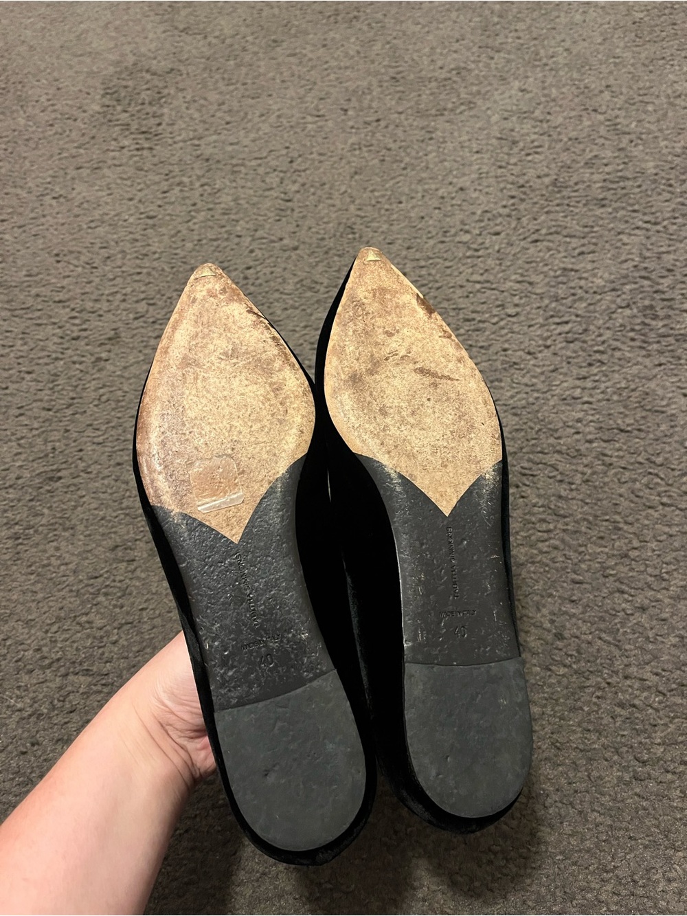 Tabitha Simmons Hermione Velvet Flats - Picture 6 of 7